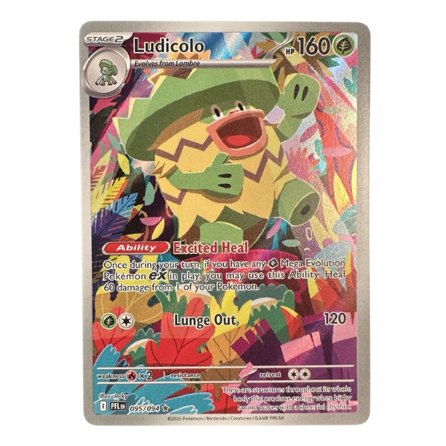 Ludicolo 095/094 IR Pokemon ME Phantasmal Flames