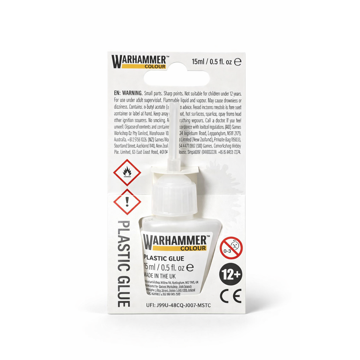 Warhammer Citadel White Colour Plastic Glue Thin (15ml)