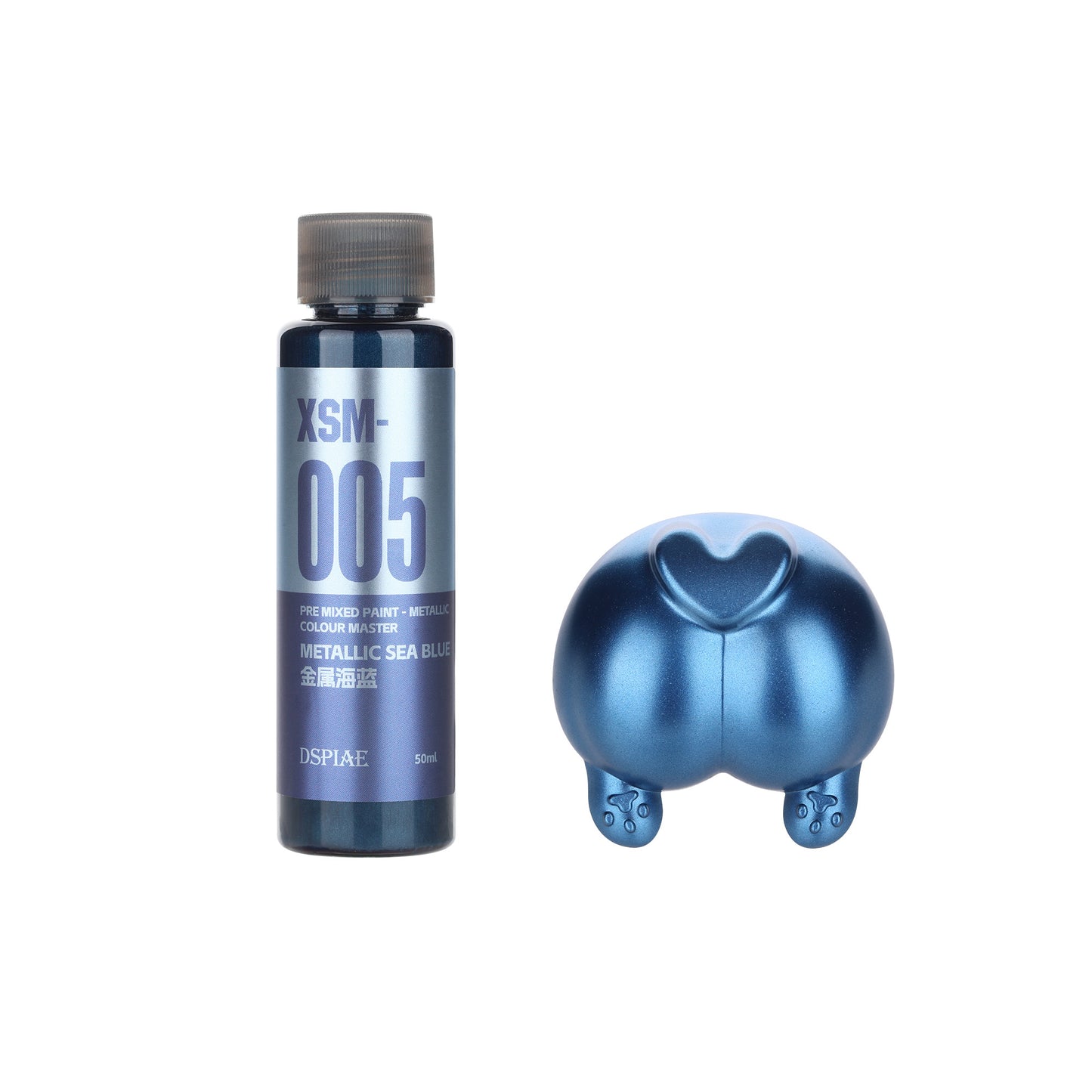 Water Based Metallic Pre-Mixed Model Paint 50ML – XSM Series (Red, Gold, Silver, Blue & More)