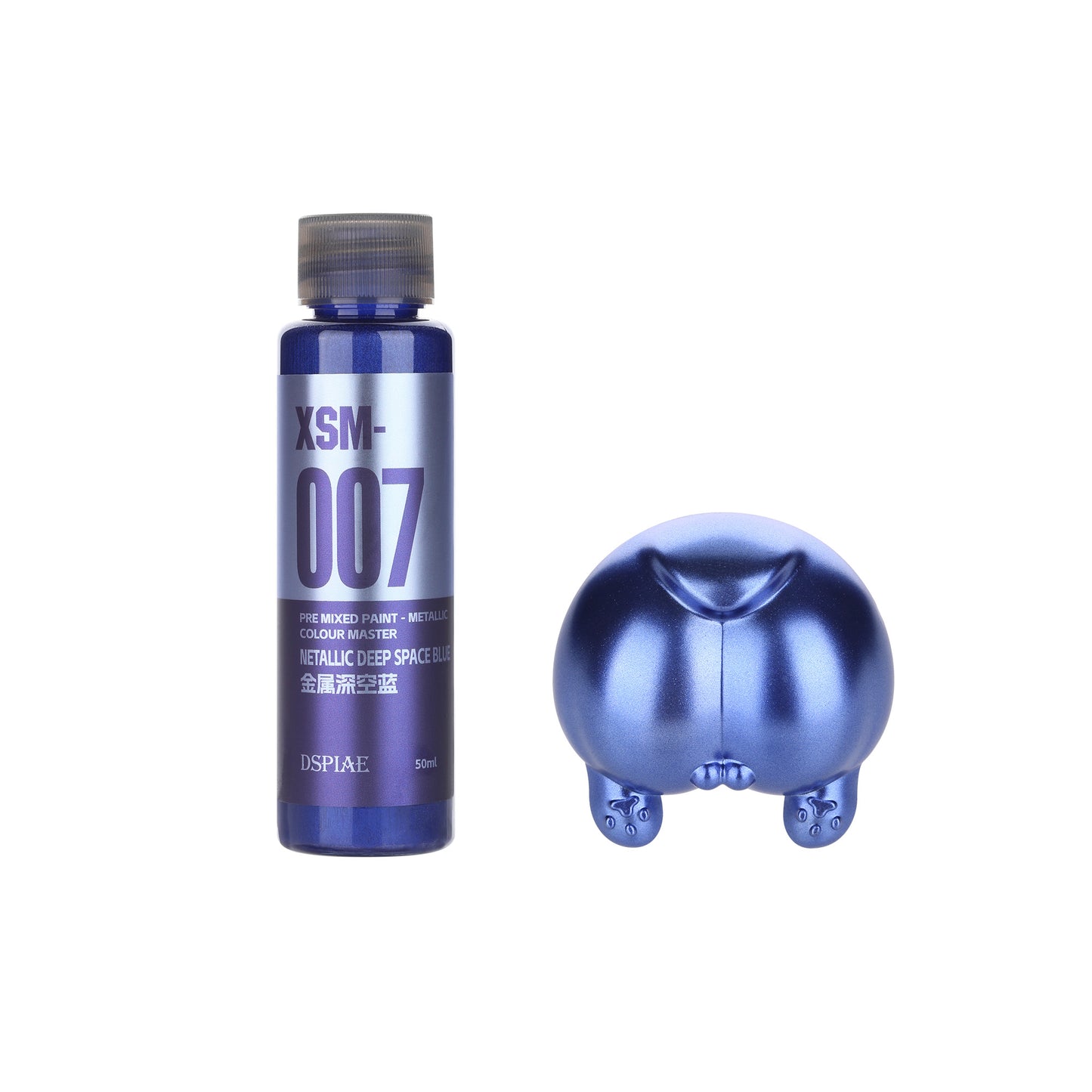 Water Based Metallic Pre-Mixed Model Paint 50ML – XSM Series (Red, Gold, Silver, Blue & More)