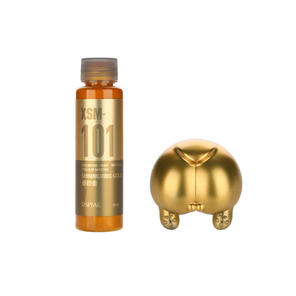 Water Based Metallic Pre-Mixed Model Paint 50ML – XSM Series (Red, Gold, Silver, Blue & More)