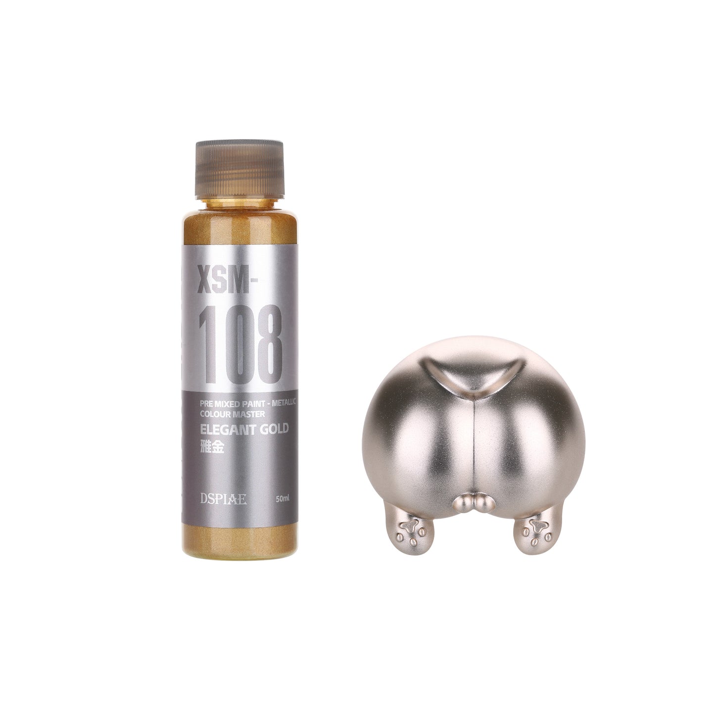 Water Based Metallic Pre-Mixed Model Paint 50ML – XSM Series (Red, Gold, Silver, Blue & More)