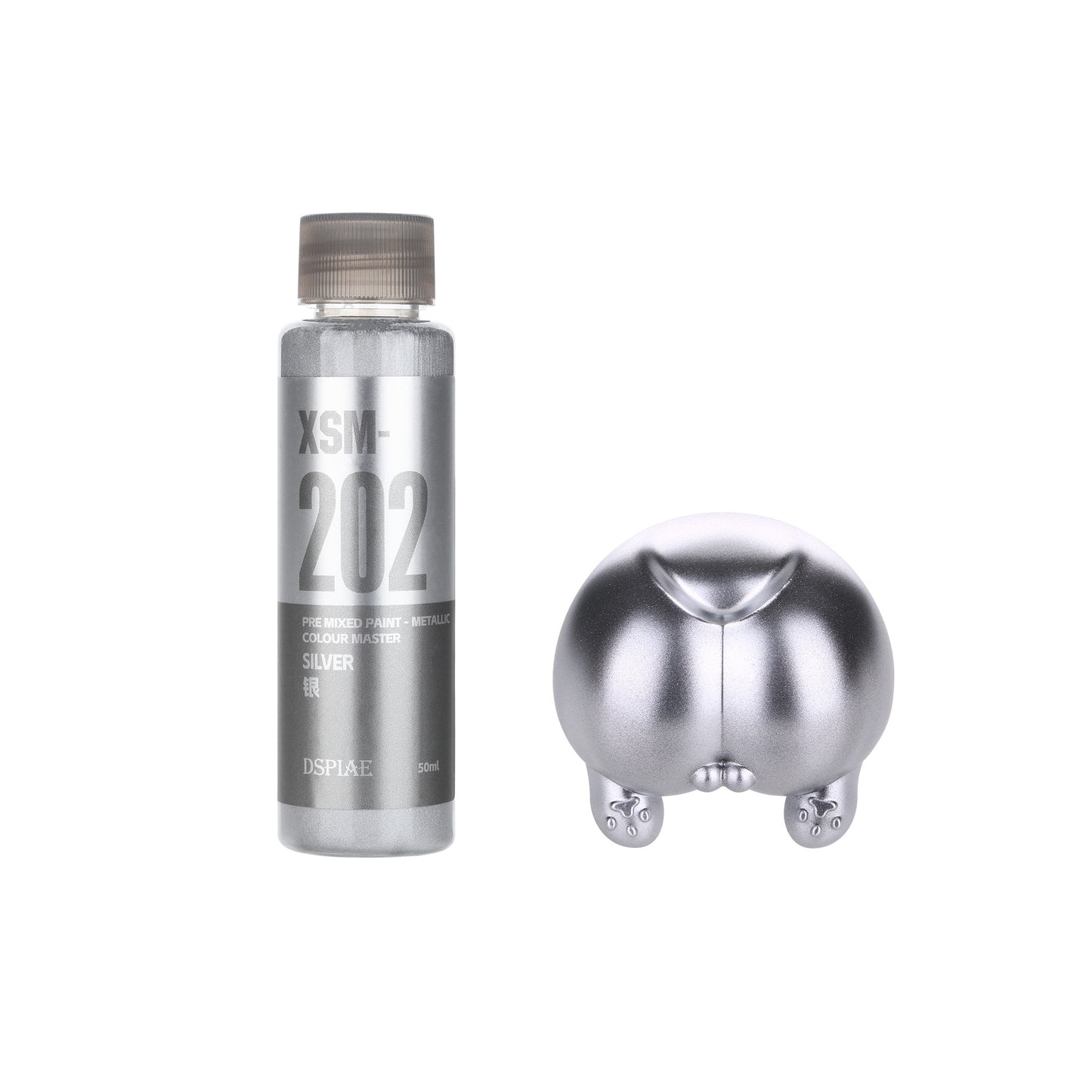 Water Based Metallic Pre-Mixed Model Paint 50ML – XSM Series (Red, Gold, Silver, Blue & More)