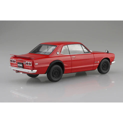 1/24 Snap KPGC10 Skyline HT 2000 GT-R 1970 Red