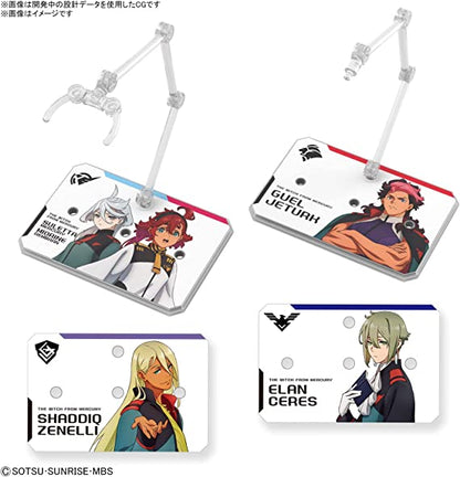 Bandai ACTION BASE 6 [CLEAR COLOR] MOBILE SUIT GUNDAM THE WITCH FROM MERCURY STICKERS SET