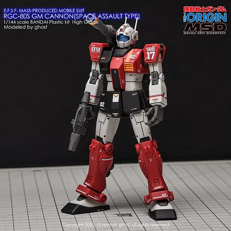 G-REWORK CUSTOM DECAL [HG] GM CANNON SPACE ASSAULT TYPE