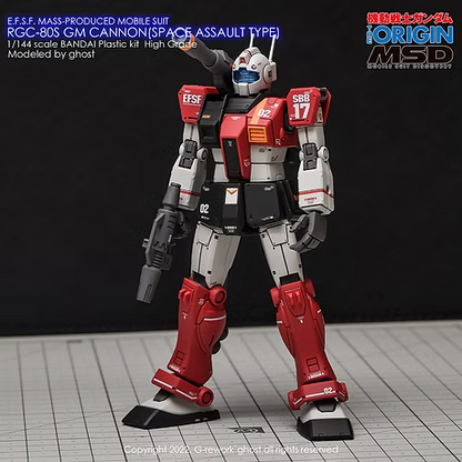 G-REWORK CUSTOM DECAL [HG] GM CANNON SPACE ASSAULT TYPE