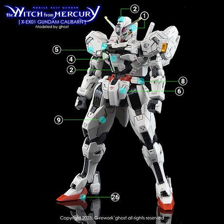 [G-REWORK DECALS] [HG] [witch from mercury] CALIBARN