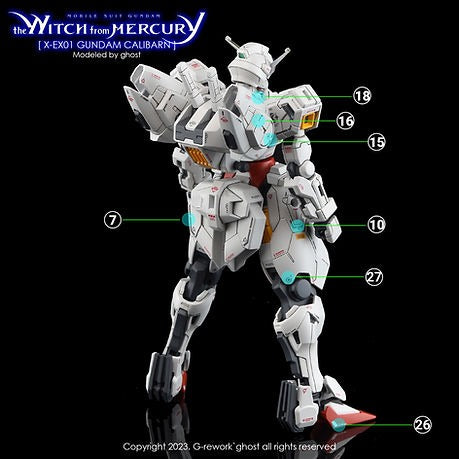 [G-REWORK DECALS] [HG] [witch from mercury] CALIBARN