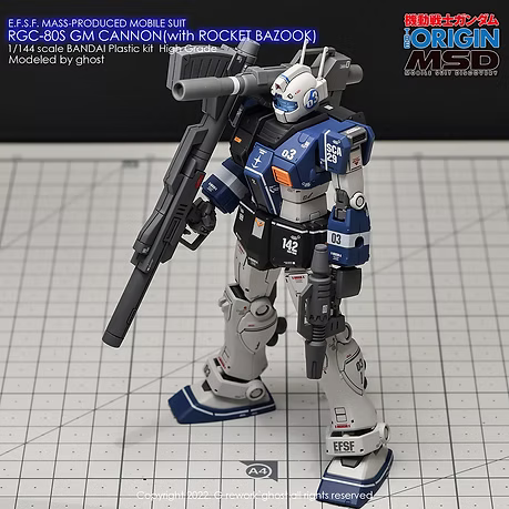G-REWORK CUSTOM DECAL [HG] GM CANNON ROCKET BAZOOKA TYPE