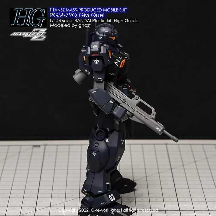 G-REWORK HG RGM-79Q GM Quel Waterslide Decals