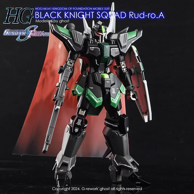 G-rework CUSTOM DECAL [HG] [SEED] B.K.S RUD-RO ( Series selectable )