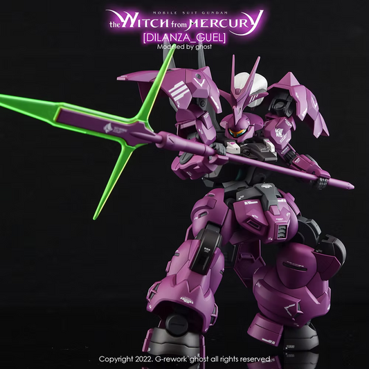 G-rework CUSTOM DECAL [HG] [The Witch from Mercury] – Guel's Dilanza
