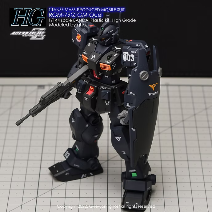 G-REWORK HG RGM-79Q GM Quel Waterslide Decals