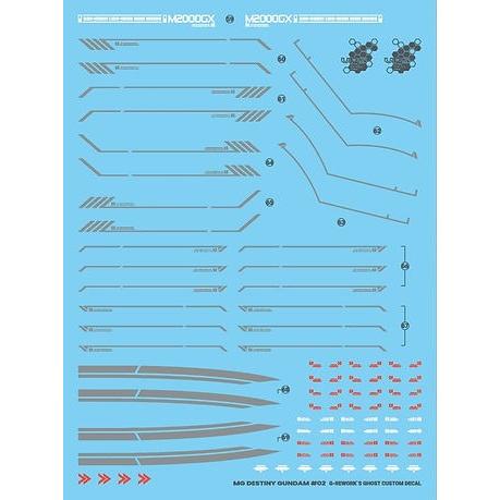 CUSTOM DECAL [MG] [SEED] DESTINY GUNDAM