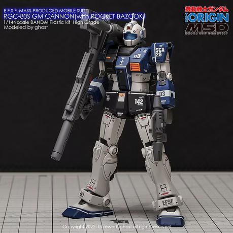 G-REWORK CUSTOM DECAL [HG] GM CANNON ROCKET BAZOOKA TYPE