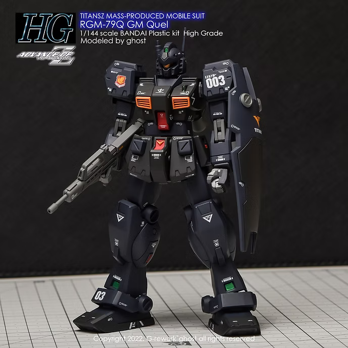 G-REWORK HG RGM-79Q GM Quel Waterslide Decals