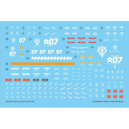 G-rework Decals [HG]MS-07B GOUF
