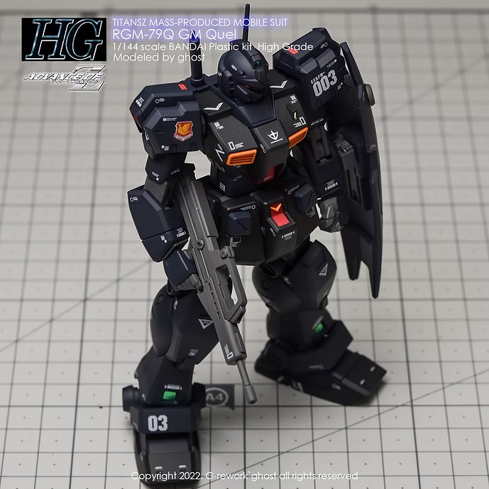 G-REWORK HG RGM-79Q GM Quel Waterslide Decals