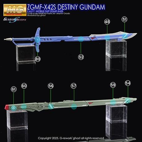 CUSTOM DECAL [MG] [SEED] DESTINY GUNDAM