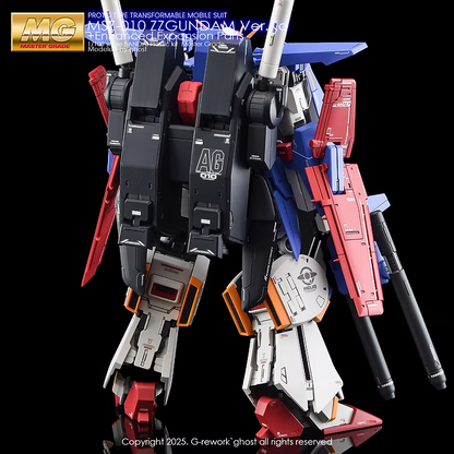 G-rework CUSTOM DECAL[MG] ZZ GUNDAM Var.Ka + Enhanced Expansion Parts