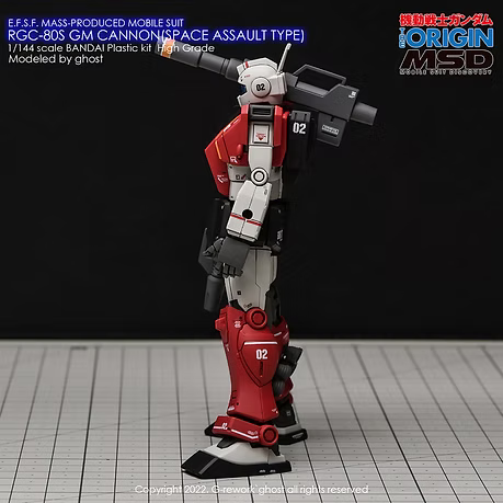 G-REWORK CUSTOM DECAL [HG] GM CANNON SPACE ASSAULT TYPE