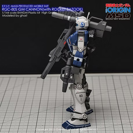 G-REWORK CUSTOM DECAL [HG] GM CANNON ROCKET BAZOOKA TYPE