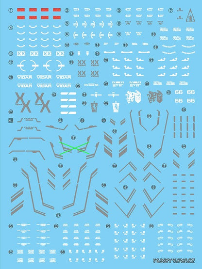 G-rework Decals [MG] GUNDAM VIDAR