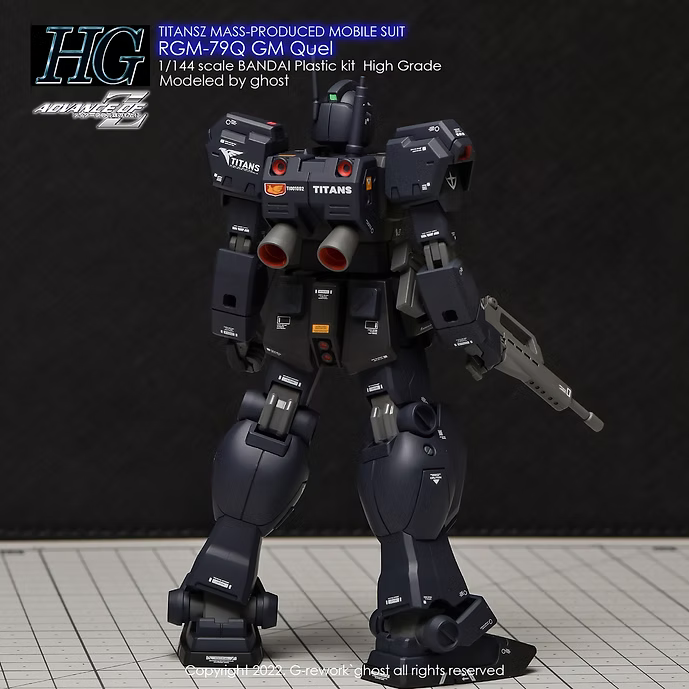 G-REWORK HG RGM-79Q GM Quel Waterslide Decals