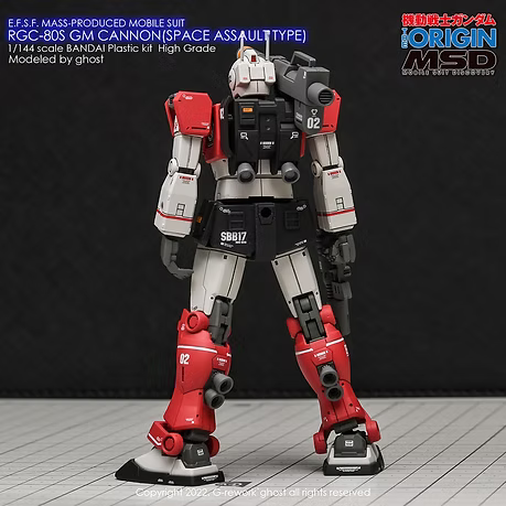 G-REWORK CUSTOM DECAL [HG] GM CANNON SPACE ASSAULT TYPE