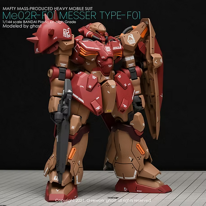 G-rework CUSTOM DECAL [HG] MESSER