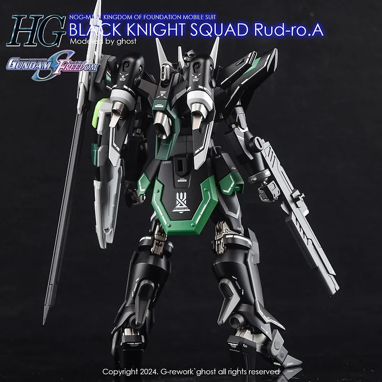 G-rework CUSTOM DECAL [HG] [SEED] B.K.S RUD-RO ( Series selectable )