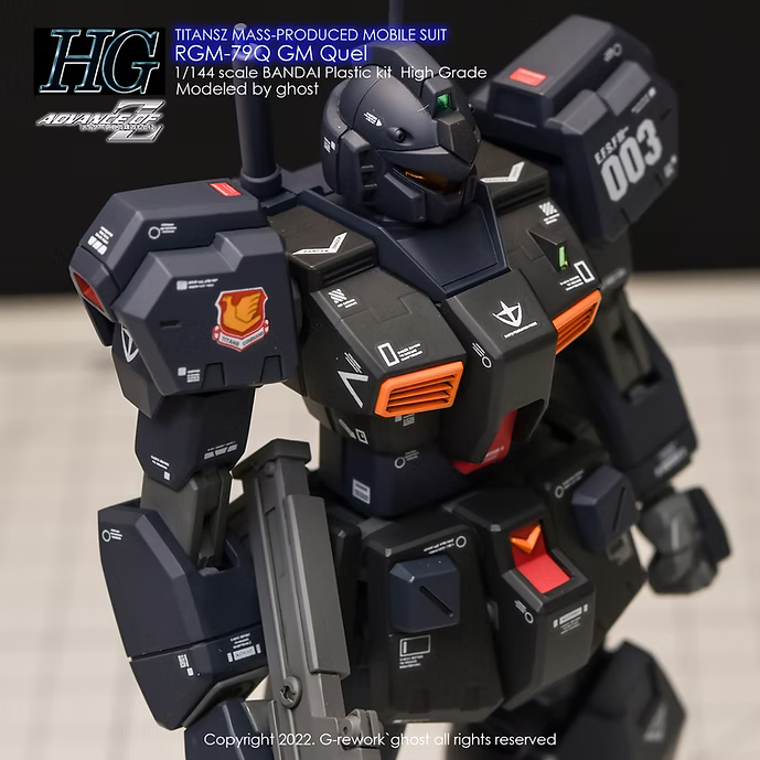 G-REWORK HG RGM-79Q GM Quel Waterslide Decals