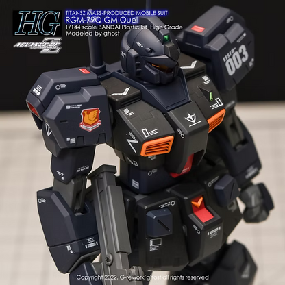G-REWORK HG RGM-79Q GM Quel Waterslide Decals