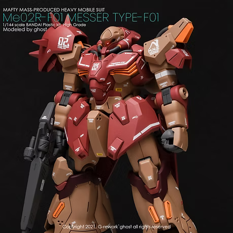 G-rework CUSTOM DECAL [HG] MESSER