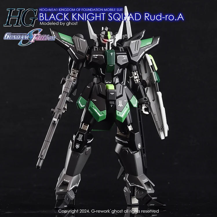 G-rework CUSTOM DECAL [HG] [SEED] B.K.S RUD-RO ( Series selectable )