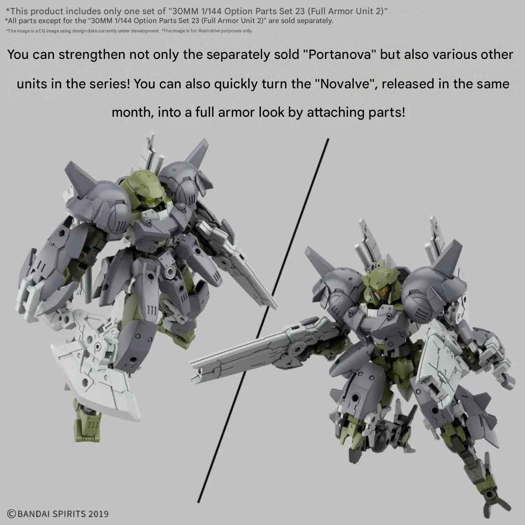 30MM 1/144 Option Parts Set 23 (Full Armor Unit 2)