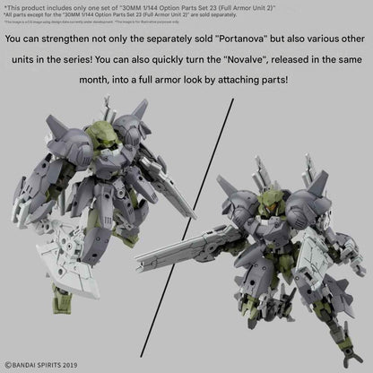 30MM 1/144 Option Parts Set 23 (Full Armor Unit 2)