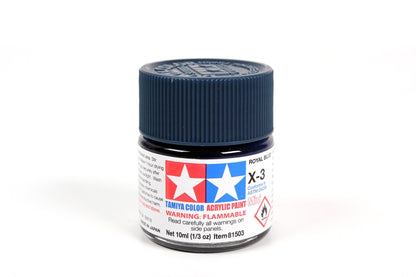 TAMIYA ACRYLIC MINI X-3 ROYAL BLUE
