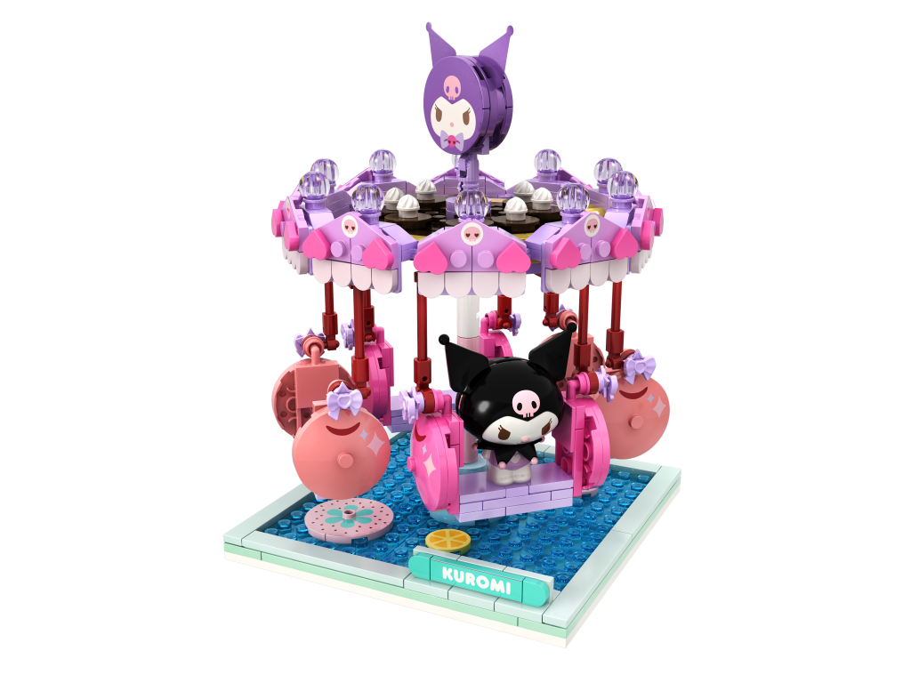 HELLO KITTY - YuMe Blocks Summer Wunderland - Kuromi Swing Ride