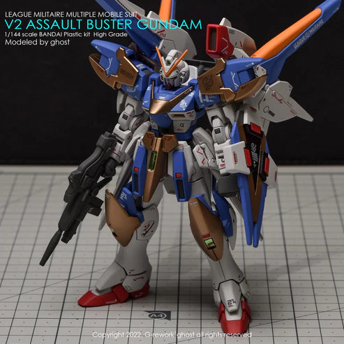G-rework CUSTOM DECAL [HG] V2 ASSAULT BUSTER GUNDAM