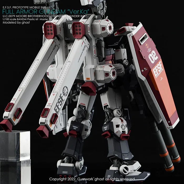 CUSTOM DECAL [HG] THUNDERBOLT  FULLARMOR GUNDAM