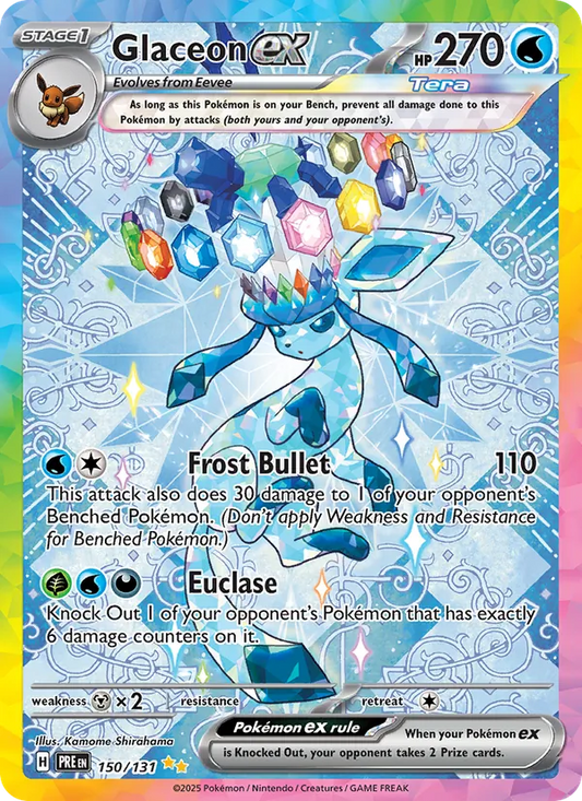 PSA 9 Glaceon ex (150/131) [Prismatic Evolutions]