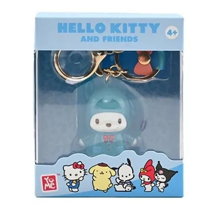 Hello Kitty And Friends Raincoat Collection Pochacco Keychain With Hand Strap Window Box