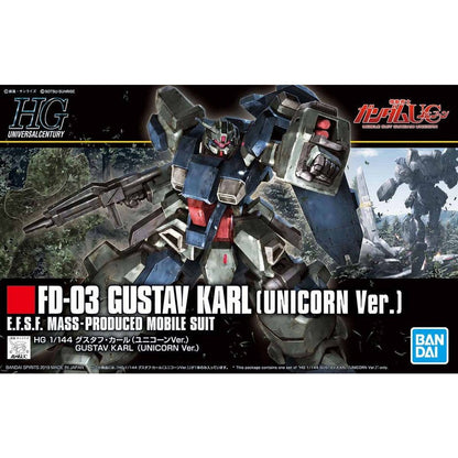 HGUC GUNDAM - 1/144 - GUSTAV KARL (UNICORN VER)