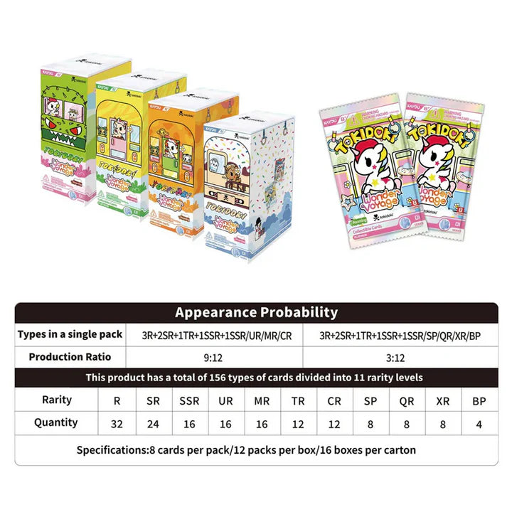 [Pre-Order] Tokidoki-Wonder Voyage Collectible Cards-Roaming Edition booster pack