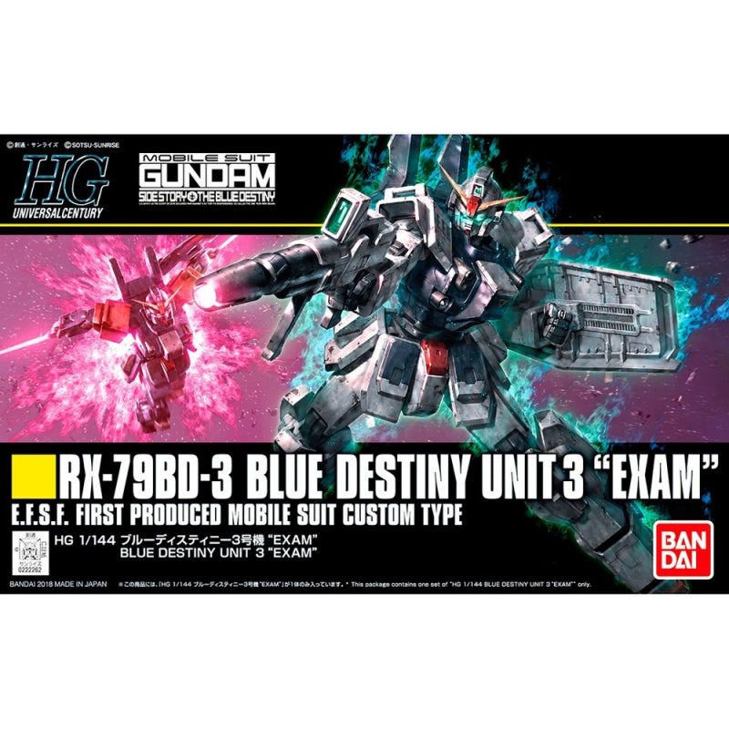 HG 1/144 BLUE DESTINY UNIT3 EXAM