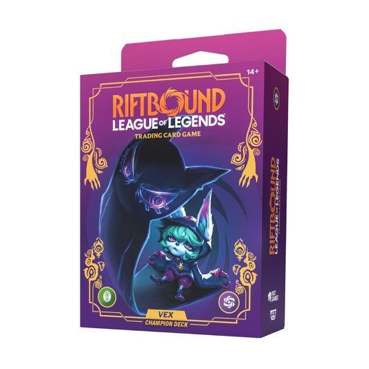Riftbound: League of Legends TCG – Champion Deck Display – Unleashed: Vex