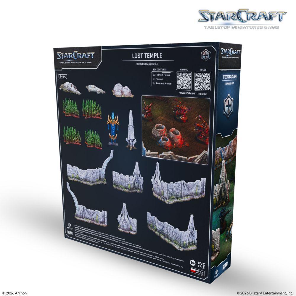  Starcraft Miniatures Games: Lost Temple - Terrain Expansion Set