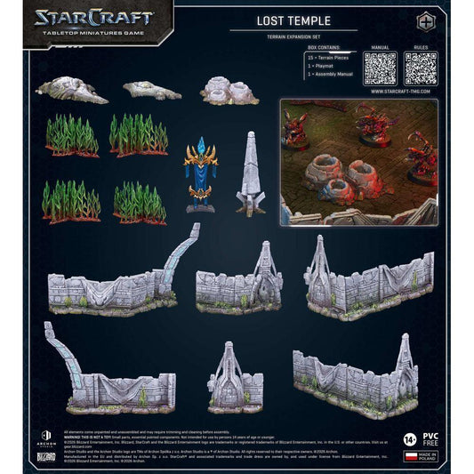  Starcraft Miniatures Games: Lost Temple - Terrain Expansion Set